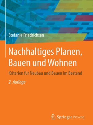 cover image of Nachhaltiges Planen, Bauen und Wohnen